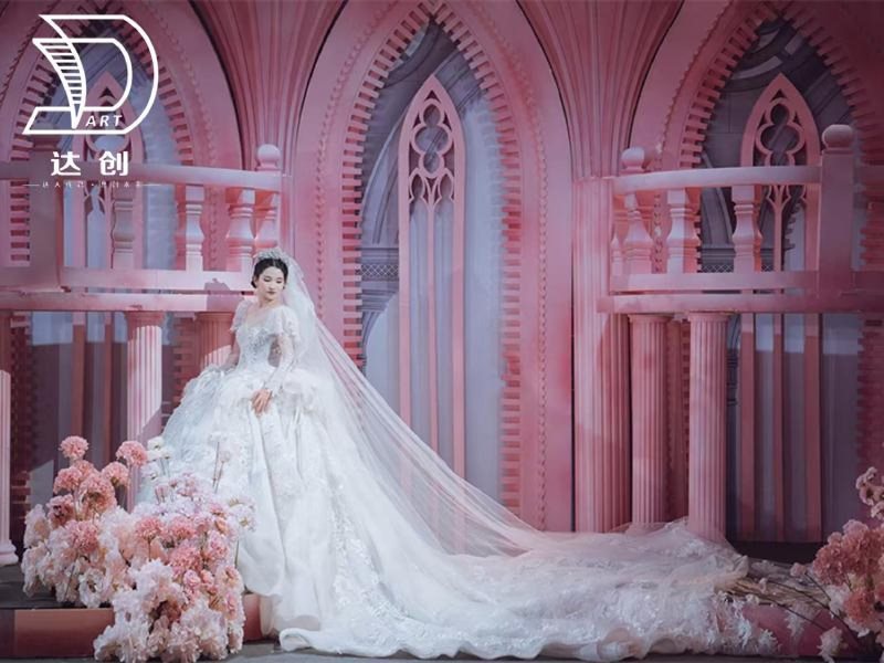Pink Castle Wedding Decorations